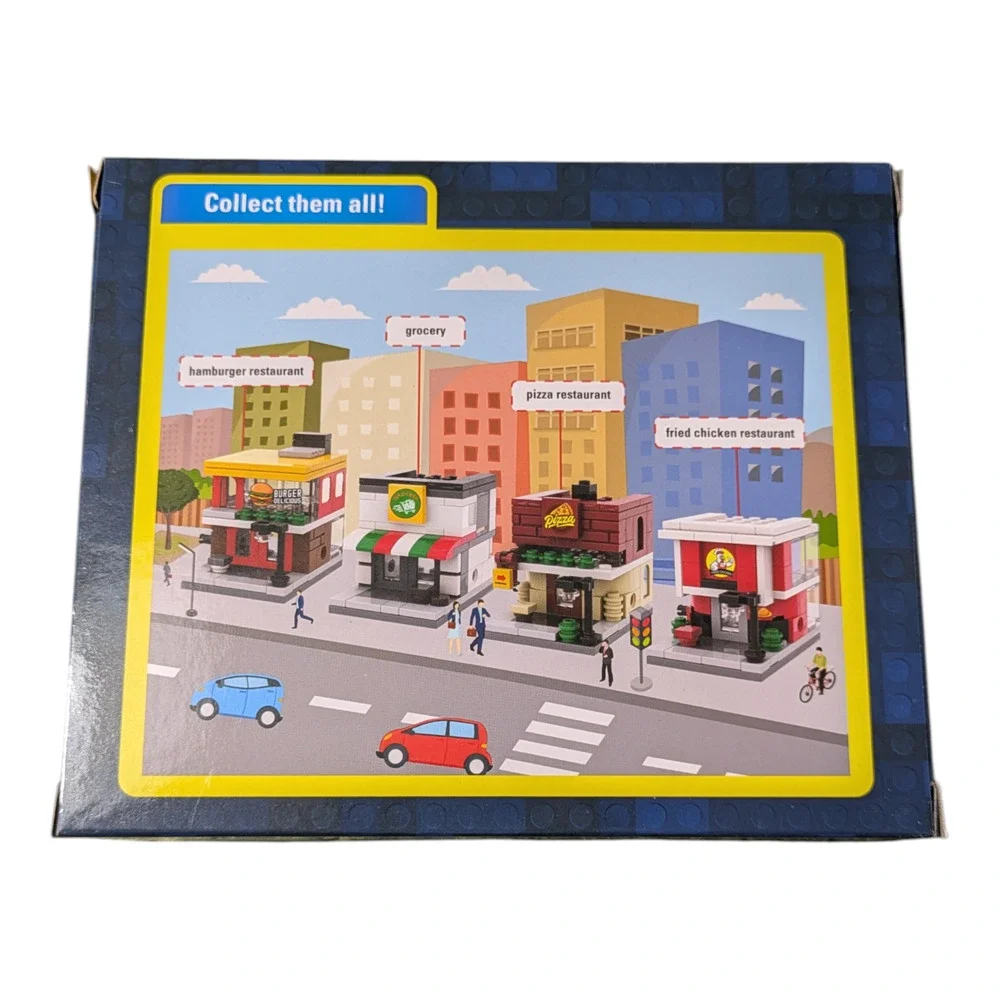 Make-It-Blocks - Pizza Restaurant - Construction Blocks Set - New in Box